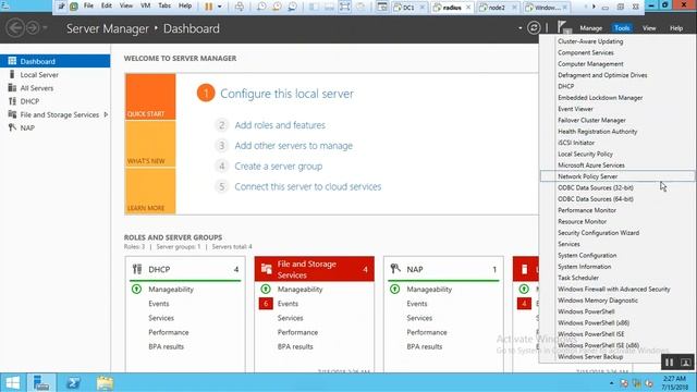 RADIUS SERVER CONFIGURATION ON WINDOWS 2012R2 IN HINDI смотреть онлайн