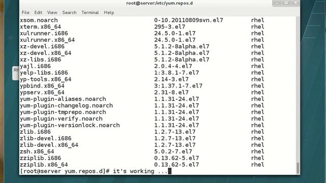 yum server in rhel7 and CentOS смотреть онлайн