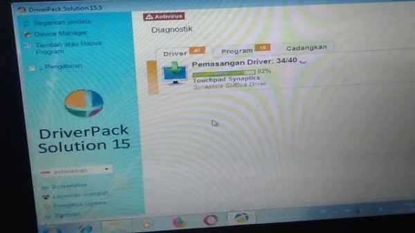 Cara Instal Driverpack Solution  15.5