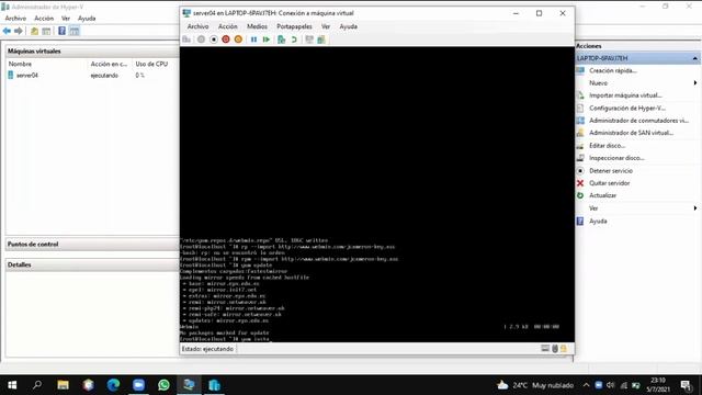 Instalación de Webmin en la máquina virtual CentOS 7 смотреть онлайн