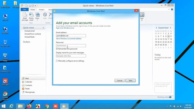 How to Configure Windows Live Mail смотреть онлайн