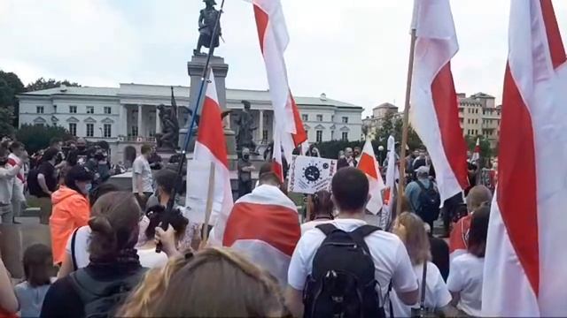 Марш Салiдарнасцi / Marsz Solidarności w Warszawie смотреть онлайн