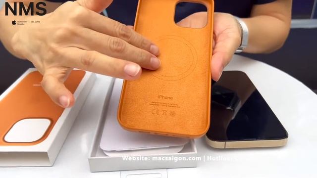 NMS Review: Apple Leather Case with MagSafe iPhone 13 Pro Max - Màu Nâu смотреть онлайн