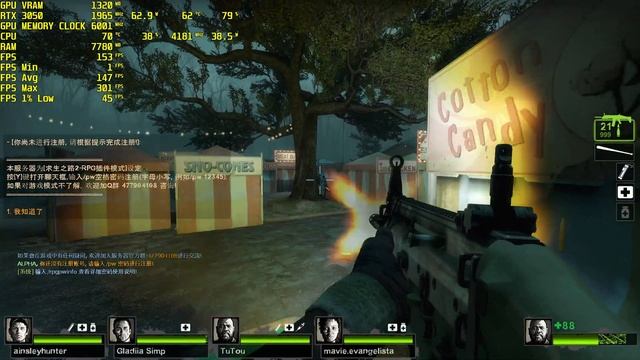 Left 4 Dead 2 | RTX 3050 | Acer Nitro 5 2021 | Max Settings Gameplay смотреть онлайн
