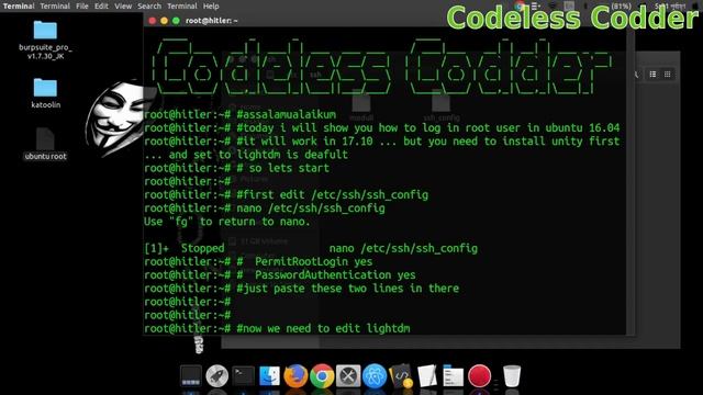Log into root user in ubuntu смотреть онлайн