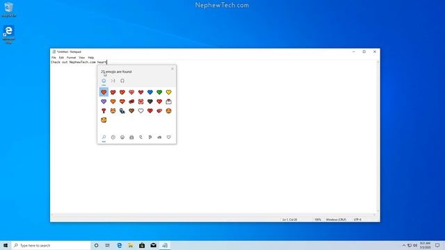 Windows 10 Emoji Keyboard. HIDDEN FEATURE смотреть онлайн