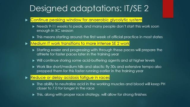 Specific Prep workouts: Intensive tempo/special endurance 2 - Coachy TV смотреть онлайн