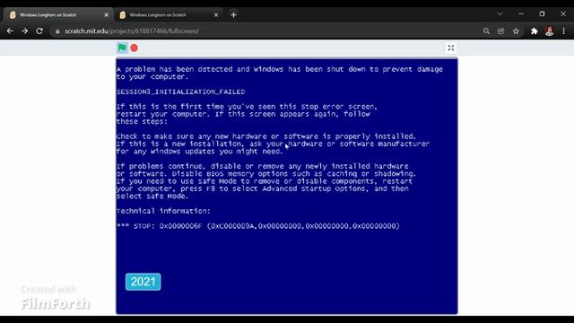 windows longhorn in scratch gets a virus be like........................ (Part 1) смотреть онлайн
