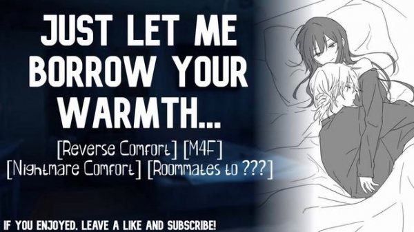 [Boyfriend ASMR] Roommate Crawls Into Your Bed After A Nightmare [M4F] [Reverse Comfort] [Sleep Aid