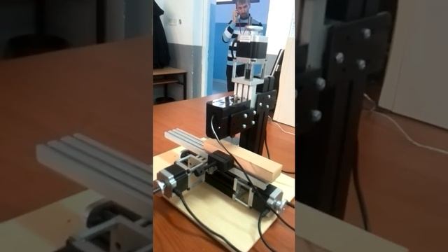 Unimat CNC mill graphing text (HD) смотреть онлайн