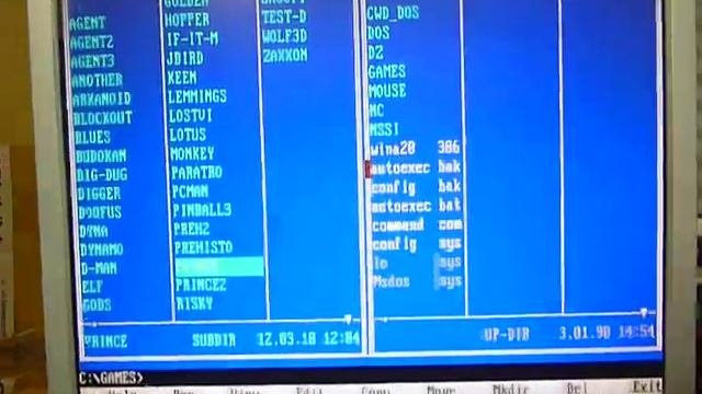Vintage PC, 386 SX 25MHz 2MB RAM 64MB HDD смотреть онлайн