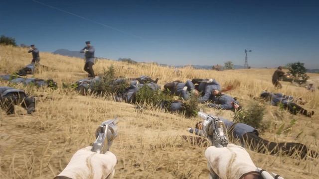 NPC WARS RDR 2 in slow motion смотреть онлайн
