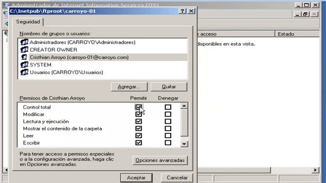 Servidor Ftp en Windows Server 2003 R2 смотреть онлайн