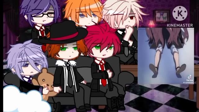 Diabolik lovers react to Yui as Krul || Gacha react смотреть онлайн