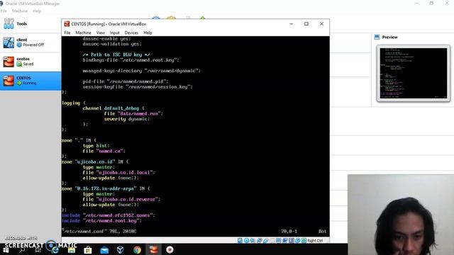 Konfigurasi IP Address, DHCP, Hostname, dan Bind menggunakan CentOS 7 (PART 4) смотреть онлайн