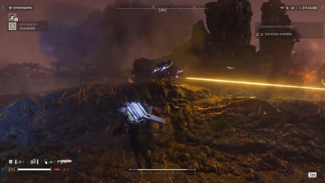 HELLDIVERS 2 Kill a Charger: SOS Beacon смотреть онлайн