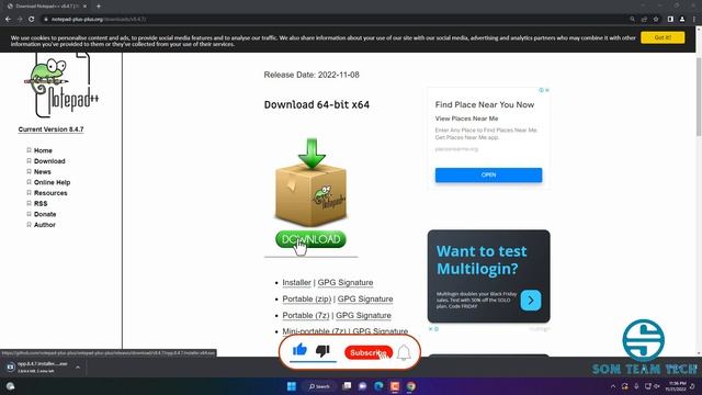How to install Notepad++ on Windows 10/11 , Free Download смотреть онлайн