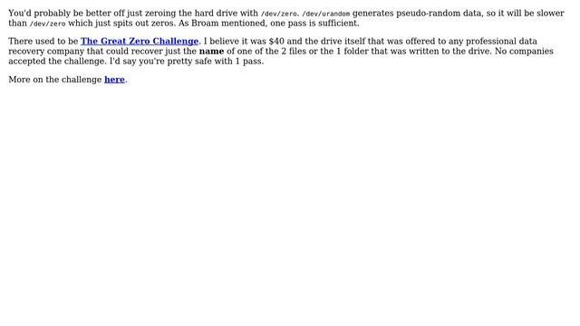 How secure is dd if=/dev/urandom of=/dev/sda? (3 Solutions!!) смотреть онлайн