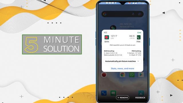How To Pin Live Score From Google 2024 смотреть онлайн