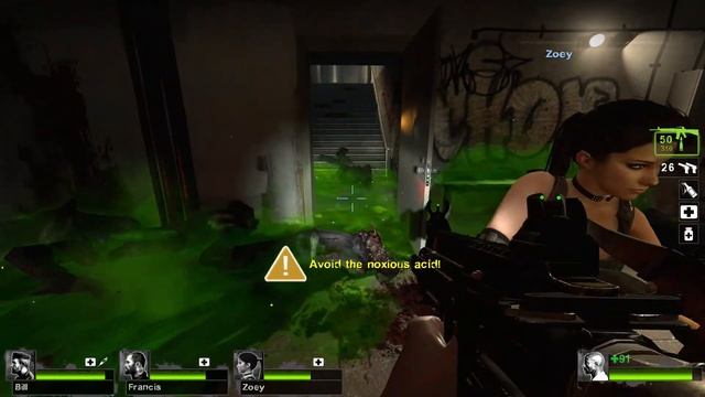 Left 4 Dead 2 - No Mercy Part 2 | Remastered (mods) смотреть онлайн