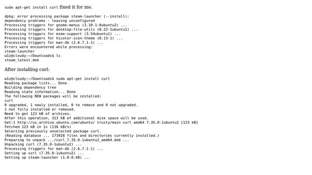 Ubuntu: I get 'Errors were encountered while processing: steam_latest.deb' installing Steam смотреть онлайн