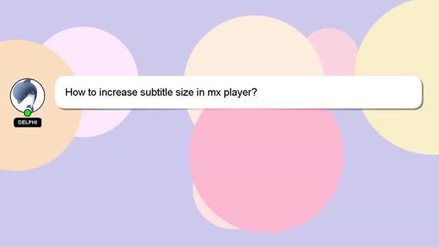 How to increase subtitle size in mx player? смотреть онлайн