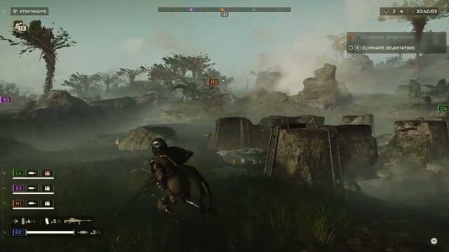 Helldivers 2 - MANTES - AUTOMATION CONTROL (HARD MODE) No Commentary смотреть онлайн