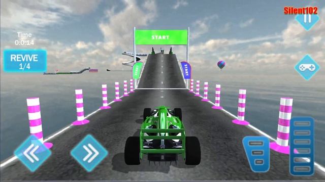 Super Formula GT Car Racing Stunt: Mega Ramps Game - Extreme Racing Stunts #7 - Android Gameplay смотреть онлайн