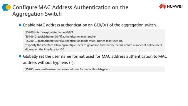 92 Wired MAC Address Authentication 3 5 802 1X Authentication and MAC Address Authentication смотреть онлайн