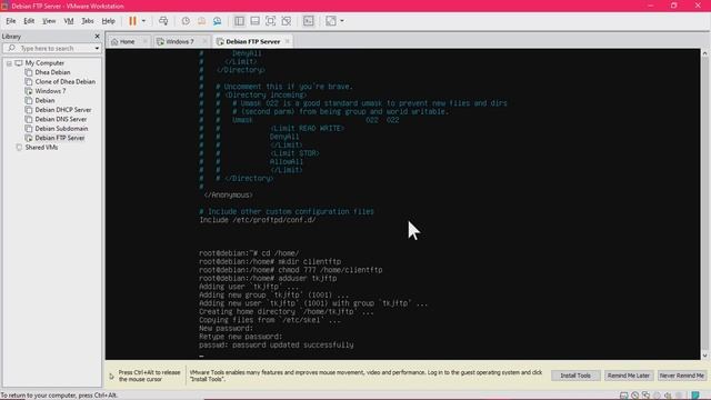 Konfigurasi FTP Server di Debian смотреть онлайн