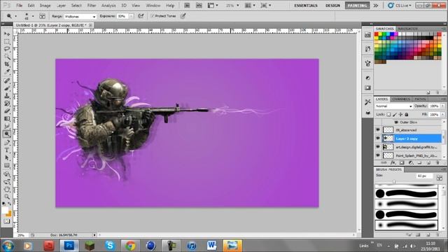 MW3 | Speed Art Gradderzfx смотреть онлайн