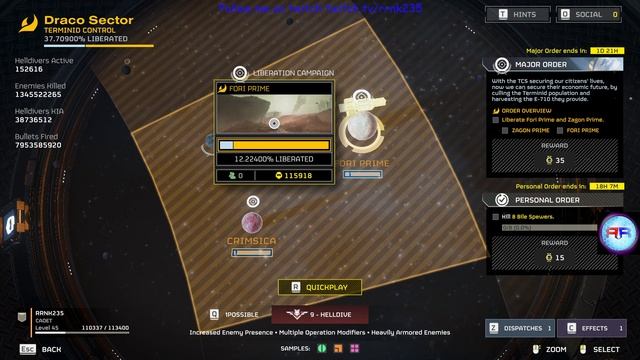 Daily Map Update Helldivers 2 3/20/2024 смотреть онлайн