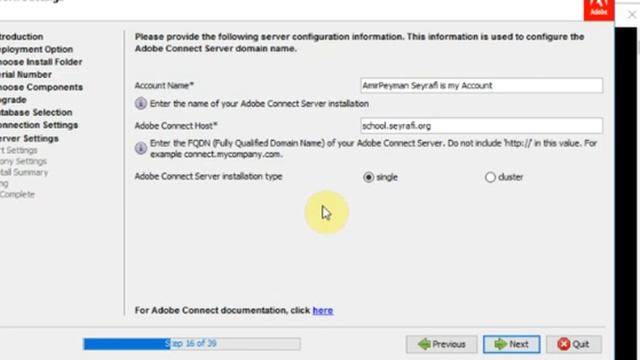 Installing AdobeConnect On-Premise 10.8 Part-2 смотреть онлайн