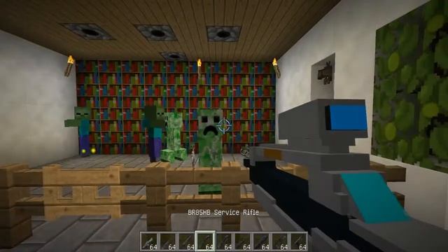 Мод Combat Evolved - A Halo на майнкрафт 1.7.10 смотреть онлайн