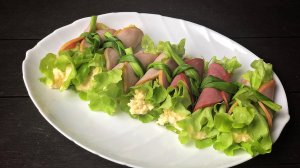 Рулетики из Ветчины Вкуснейшая Закуска на Праздничный стол.