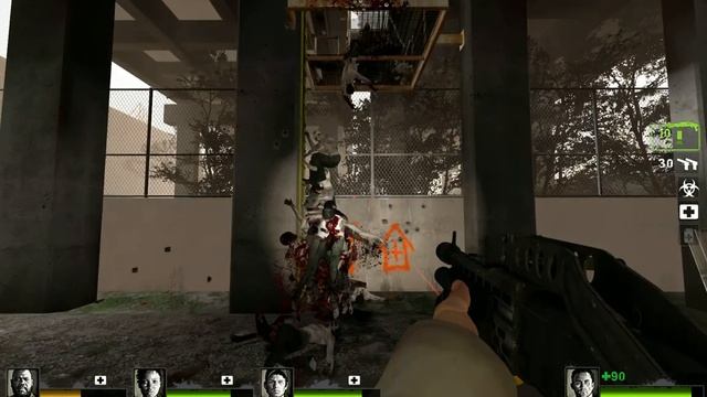 Left 4 Dead 2 - 100 Mann eine Leiter Runter! Valve Support смотреть онлайн