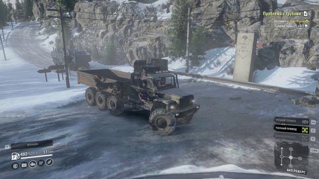 SnowRunner. Юкон. Пик Биг-Салмон. Поручение "Проблемы с тубами" смотреть онлайн