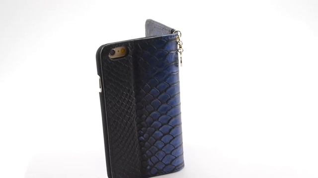 UU iP6:6s Snake folio metallic blue смотреть онлайн