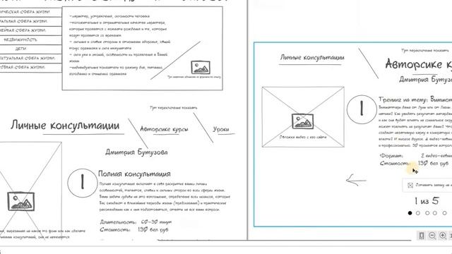 Обзор прототита продающего сайта для Астролога смотреть онлайн