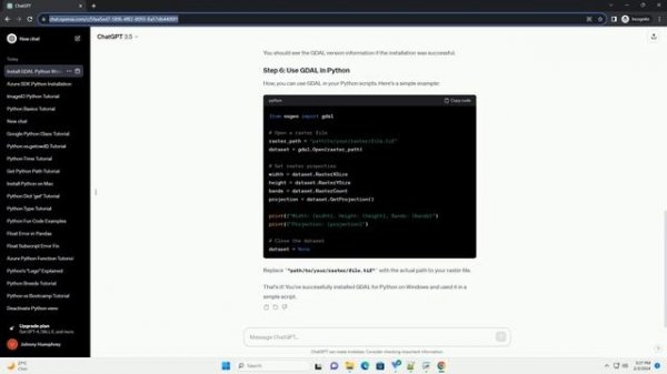 install gdal python windows