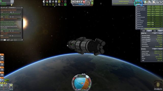 Kerbal Space Program #178 - Gwiezdne Przygody II #7: Dookoła Ksienrzyca (0.25) смотреть онлайн