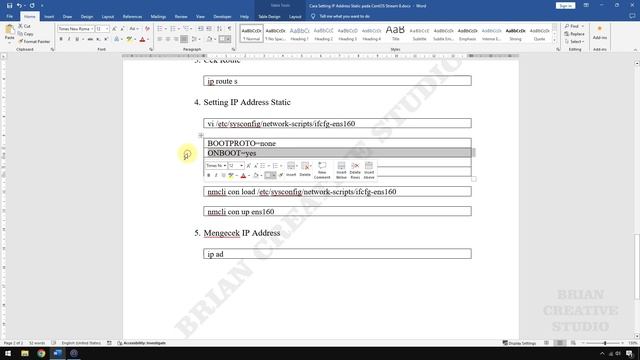 Cara Setting IP Address Static pada CentOS Stream 8 смотреть онлайн