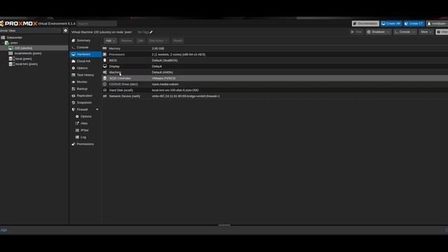 Proxmox: Virtual Machine смотреть онлайн