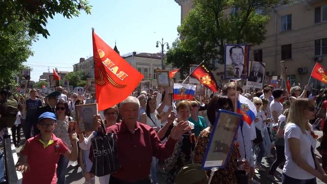 Бессмертный полк 2019 в Астрахани (1-я часть)