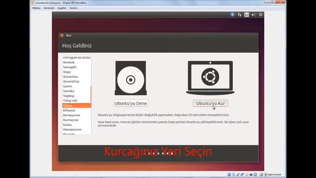Virtual Box Linux Ubuntu Kurulumu смотреть онлайн