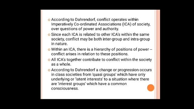 Ralf Dahrendorf Conflict Theory смотреть онлайн