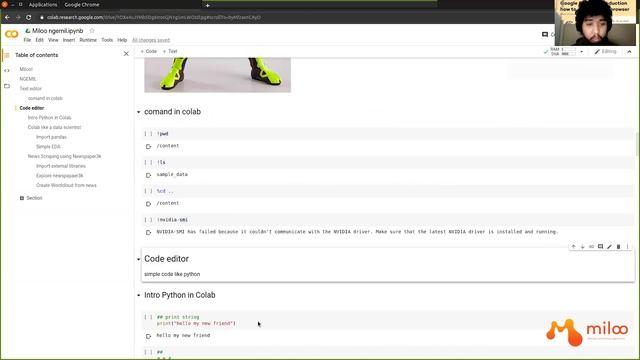 Tedy Suwega: Membangun Code Collaboration dengan Google Colab | Miloo #NGEMIL смотреть онлайн