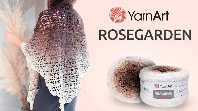 🌹YarnArt Rosegarden. Обзор пряжи (360p)