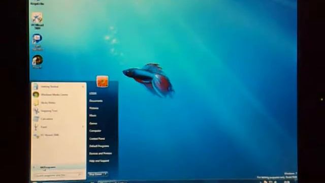 Windows 7 Beta (X86-64), short test run. смотреть онлайн