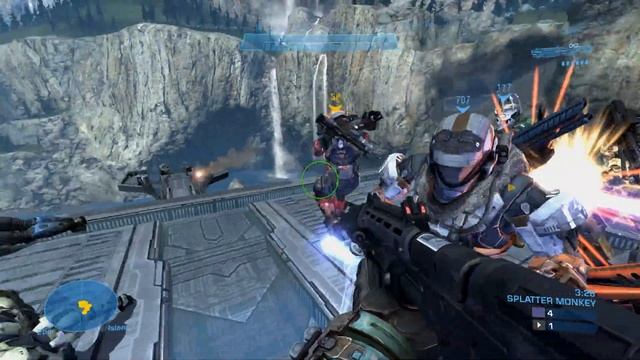 Halo Reach Custom Game Browser: Splatter Monkey Gameplay (No Commentary) смотреть онлайн